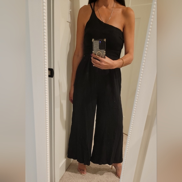 Pants - Asymmetrical Jumpsuit